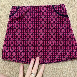 Vineyard Vines Pink and Navy Mini Skirt - Anchor Print (would best fit 2T-3T)